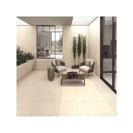 Daima Bone Beige 60x60cm Square Matt Porcelain Wall and Floor Tile