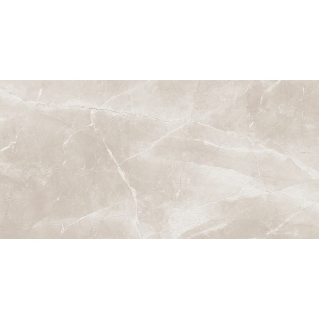 Rodum Cream 60x120cm Rectangular Polished Porcelain Wall & Floor Tile