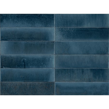 Lume China Blue 6x24 Rectangular Gloss Porcelain Wall & Floor Tile