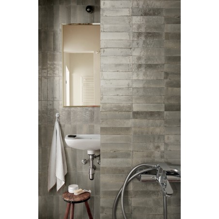 Lume Greige 6x24 Rectangular Gloss Porcelain Wall & Floor Tile