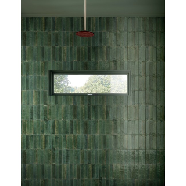 Lume Green 6x24 Rectangular Gloss Porcelain Wall & Floor Tile