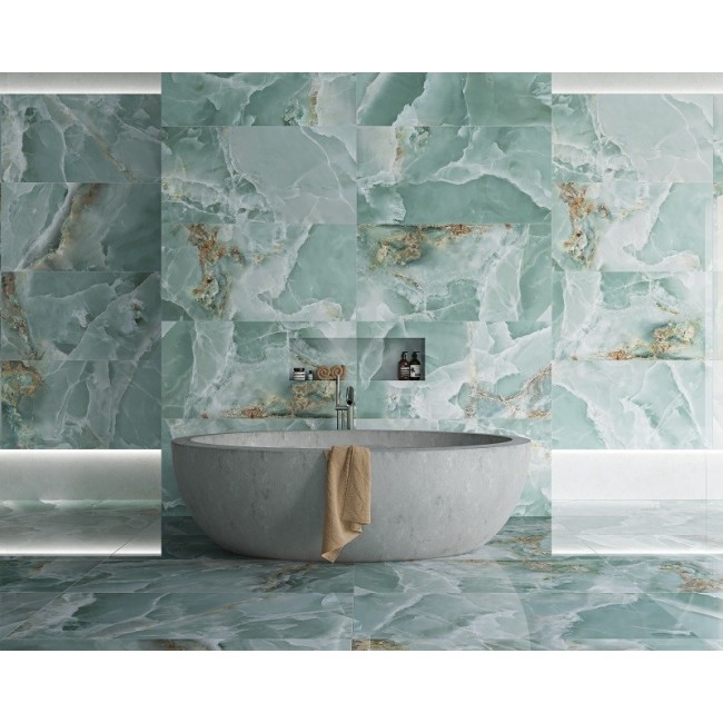 Iceland Onyx Marble Mint Green 60x120 Rectangular Polished Wall & Floor Tile