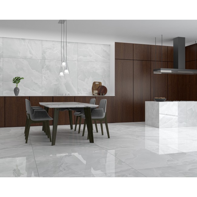 Iceland Onyx Marble White 60x120 Rectangular Polished Wall & Floor Tile