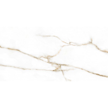 Brera Gold Polished 60x120cm Rectangular, Polished Porcelain Wall & Floor Tile