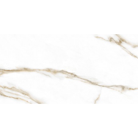 Brera Gold Polished 60x120cm Rectangular, Polished Porcelain Wall & Floor Tile