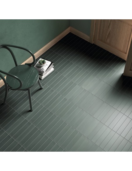 Wadi Pine Green 6x30 Rectangular Matt Porcelain Wall & Floor Tile