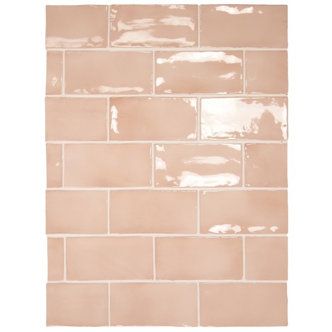 Manacor Blush Pink 7.5x15cm Gloss...