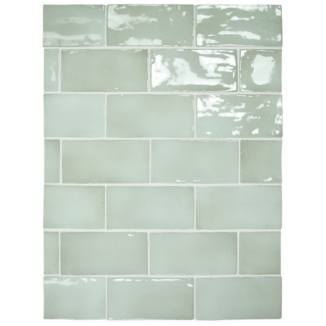 Manacor Mint Green 7.5x15cm Gloss...