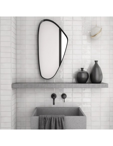 Manacor White 7.5x15cm Gloss Ceramic Wall Tile