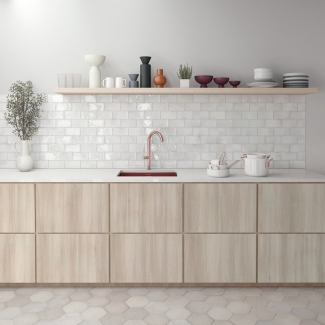 Manacor White 7.5x15cm Gloss Ceramic... Manacor White 7.5x15cm Gloss Ceramic...