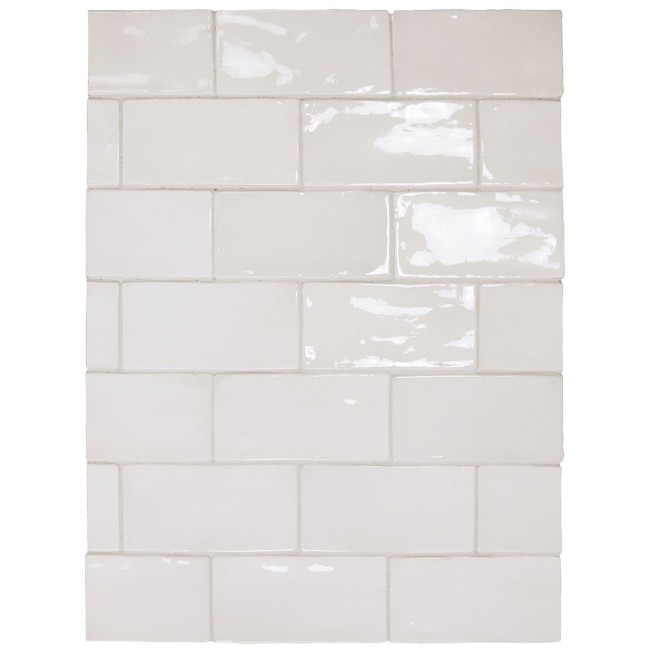 Manacor White 7.5x15cm Gloss Ceramic... Manacor White 7.5x15cm Gloss Ceramic...