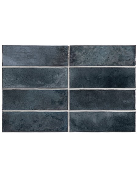 Hanoi Blue Night 5.1x16.1 Rectangular Gloss Ceramic Wall Tile