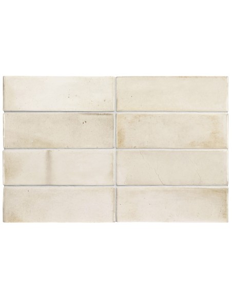 Hanoi White 5.1x16.1 Rectangular Gloss Ceramic Wall Tile