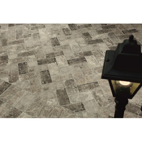 New York Wall Street Grey Brick Effect 10x20cm Rectangular Matt Porcelain Wall & Floor Tile