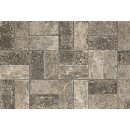 New York Wall Street Grey Brick Effect 10x20cm Rectangular Matt Porcelain Wall & Floor Tile