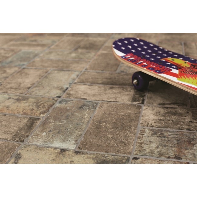 New York Broadway Grey/Beige Brick...