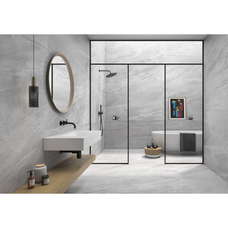Lavica Perla Grey 60x120cm Rectangular Matt Porcelain Wall & Floor Tile
