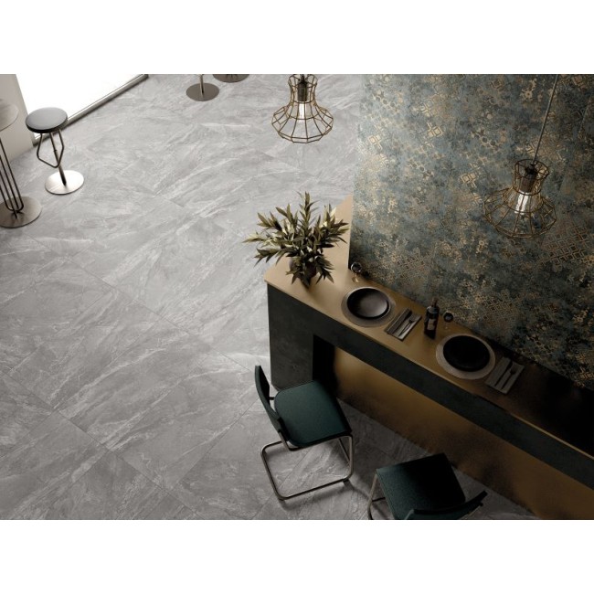 Moonstone Grey 60x60 Square Matt Porcelain Wall & Floor Tile