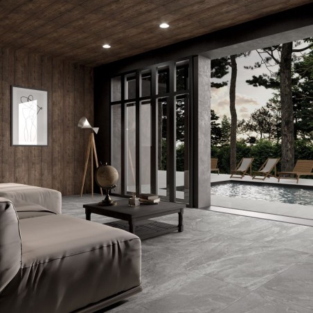 Moonstone Grey 60x60 Square Matt Porcelain Wall & Floor Tile