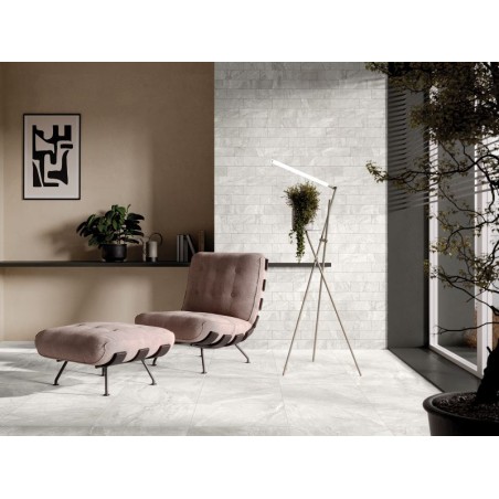 Moonstone White 60x60  Square Matt Porcelain Wall & Floor Tile