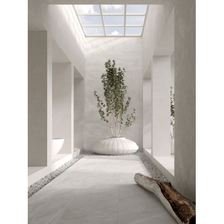 Moonstone White 60x60  Square Matt Porcelain Wall & Floor Tile