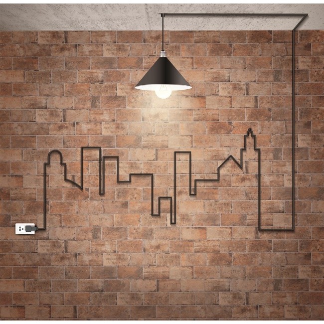 Old Chicago Beige Brick Effect 10x20cm Rectangular Matt Porcelain Wall & Floor Tile