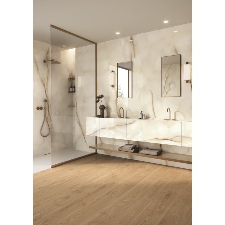 Tele Di Marmo Pure Onyx Perla White 30x60 Rectangular Polished Porcelain