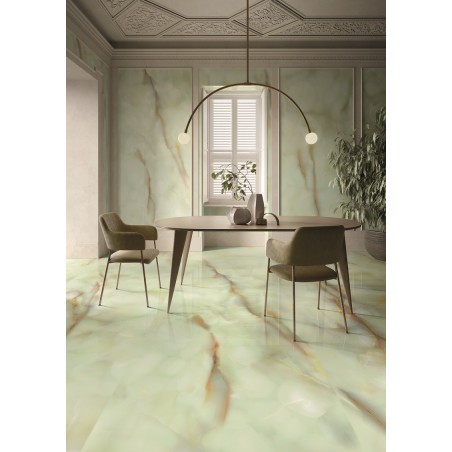 Tele Di Marmo Pure Onyx Giada Green 30x60 Rectangular Polished Porcelain