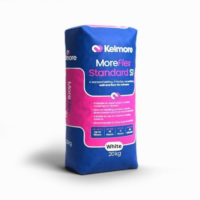 Kelmore Moreflex Standard Set White S1 Adhesive 20Kg