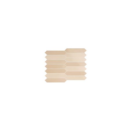 Equipe Arrow Gardenia Cream 5x25 Gloss Ceramic Wall Tile