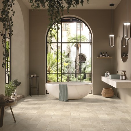 Provence White Multi-Size Porcelain Floor Tile