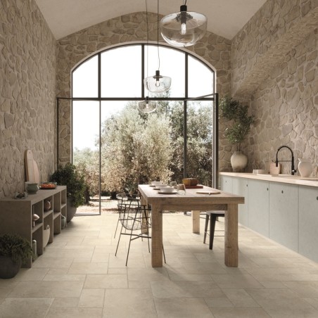 Provence White Multi-Size Porcelain Floor Tile