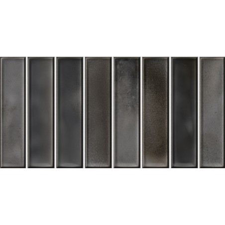 Alba Denim Blue 15x30cm Gloss Rectangular 'Kit Kat' Wall Tile