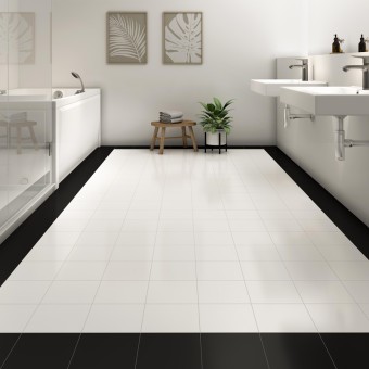 Chequer Mix Black & White... 2