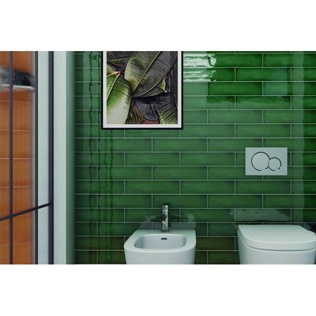 Borriana Green 7.5x30 Rectangular...