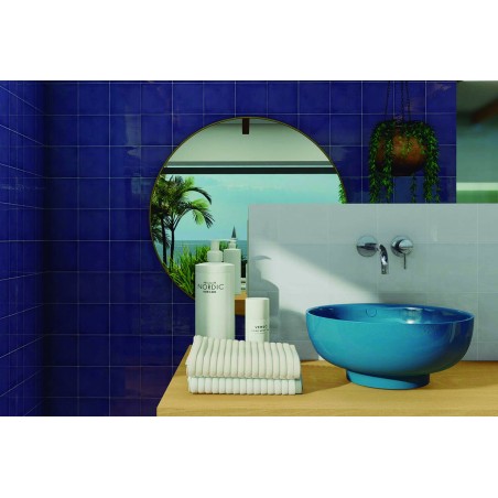 Borriana Navy Blue 7.5x30 Rectangular Gloss Ceramic Wall Tile