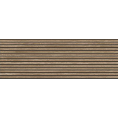 Toja Nature Dark Beige 40x120 Slat Wood Rectangular Matt Ceramic Wall Tile