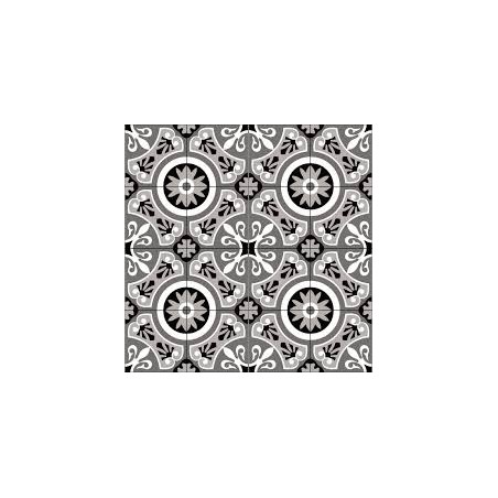 Brindisi Grey 22.5x22.5cm Square Matt Anti Slip Patterned Porcelain Wall & Floor Tile