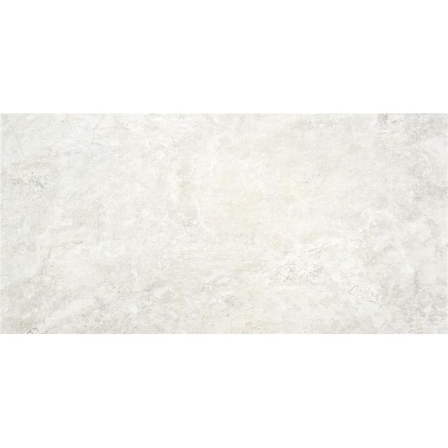 Bowland White 37x75cm Rectangular Matt Porcelain Wall & Floor Tile (anti-slip)