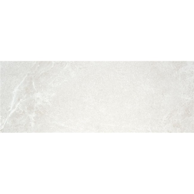 Bodo White 33.3x90cm Rectangular Gloss Ceramic Wall Tile