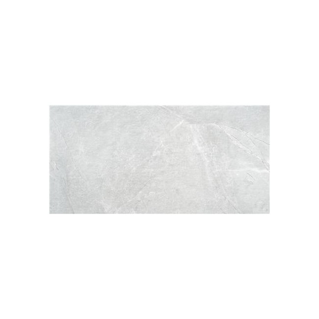 Amalfi Grey 37x75cm Rectangular Matt Porcelain Wall & Floor Tile (Anti-Slip)