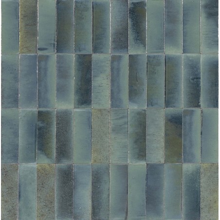 Gleeze Turquoise Blue Green 7.5x20cm Rectangular Gloss Porcelain Wall & Floor Tile