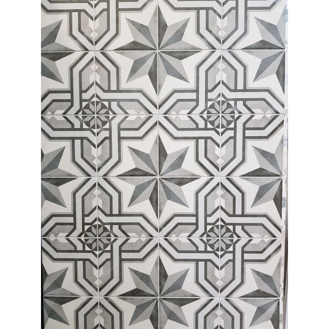 Art Nouveau Cinema Grey 20x20cm... Art Nouveau Cinema Grey 20x20cm...