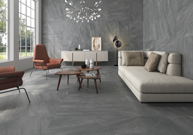 Lavica Grey 60x60cm Matt Square Porcelain Wall & Floor Tile