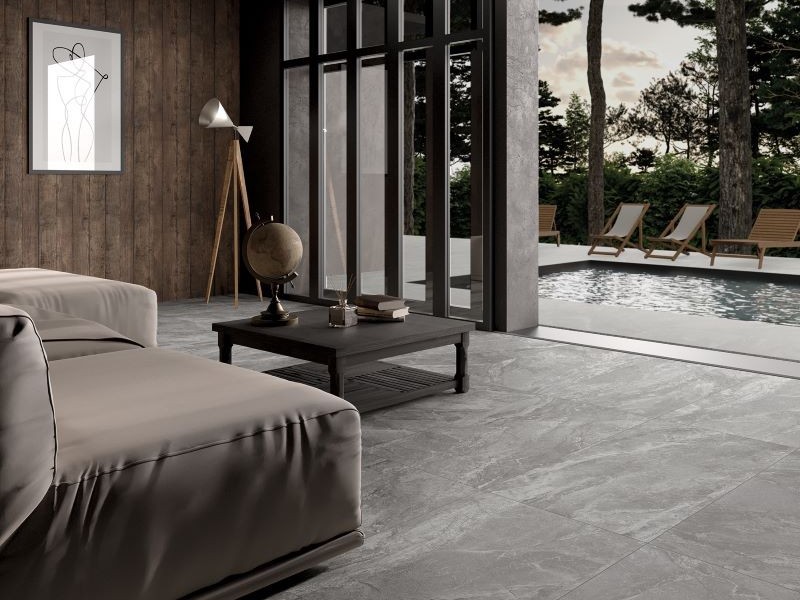 Moonstone Grey 60x120 Rectangular Matt Porcelain Wall & Floor Tile