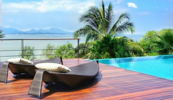 Replace your decking with wood effect porcelain tiles