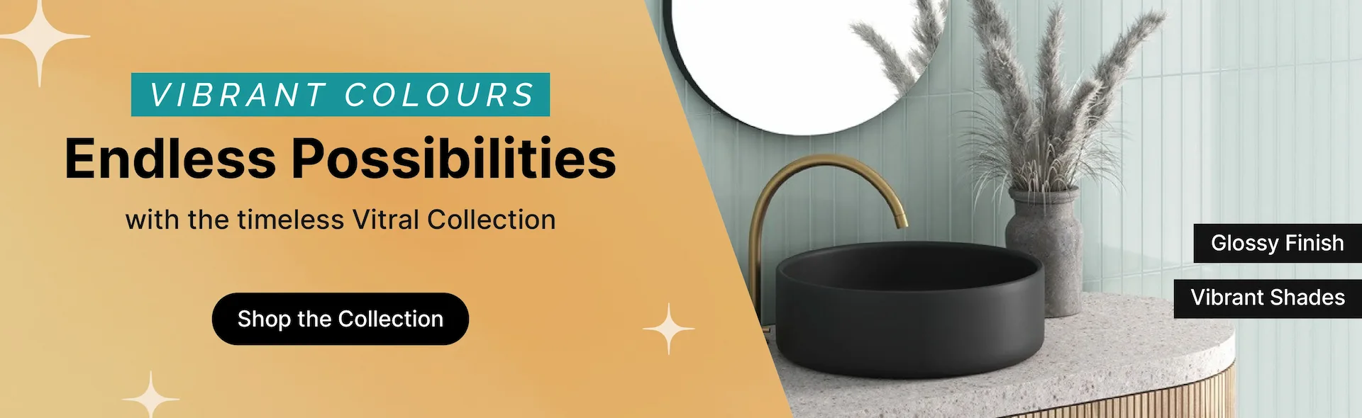 Promotional banner from Online tile shop